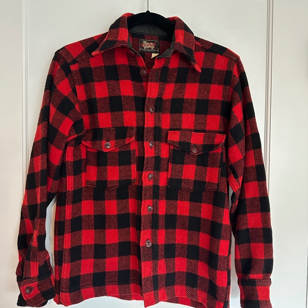 Original Woolrich Vintage plaid flannel